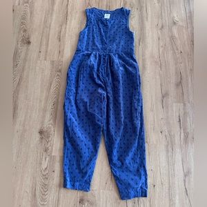 Vintage Laura Ashley Blue Maroon Green Romper